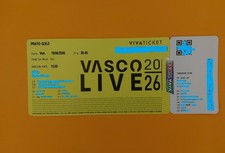 Vasco rossi biglietto prato - ,