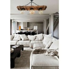 MIRA-Lampadario in legno