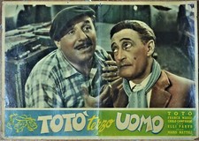 FOTOBUSTA ORIGINALE TOTO' TERZO UOMO 51 MARIO MATTOLI FRANCA MARZI