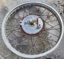 Ruota ALLUMINIO Motociclo Anteriore 19” Mozzo Tamburo Leveraggi -Usato-