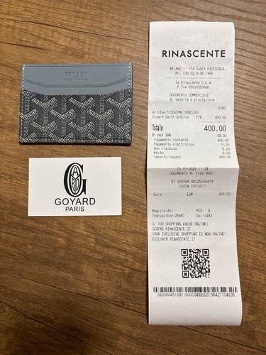 Portacarte goyard grigio - goyard,