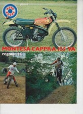 PUBBLICITA'  ADVERTISING-MOTO MONTESA CAPPRA 125 VA 1976 MOTOSPAGNOLE MOTOCROSS