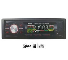 Stereo auto Autoradio bluetooth 1 DIN   FM mp3 usb aux telecomando 65wx4 260W
