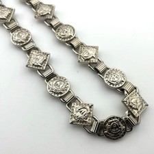 Gianni Versace Collana Colore Argento Ciondolo Medusa Accessorio Uomo