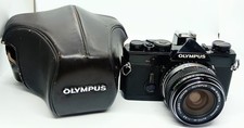 (Eccellente+++++/custodia) OlympusOM-1 fotocamera reflex pellicola 35 mm obiettivo nero 28 mm f3,5 Giappone