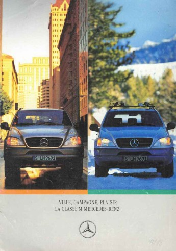 Brochure mercedes ml - ▄▀▄,