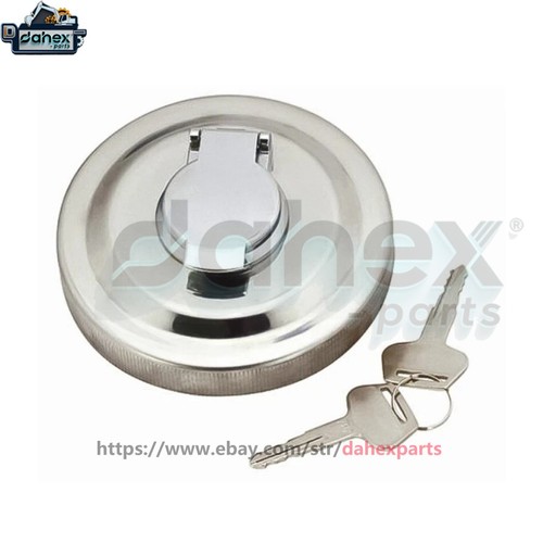 Excavator diesel fuel tank cap