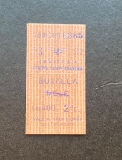 BIGLIETTO TICKET TRENO