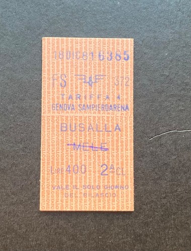 Biglietto ticket treno - ticket,