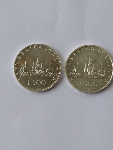 Italia 500 lire - , argento