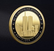 Moneta Medaglia Commemorativa 11 Settembre 2001
