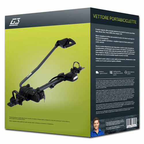Portabici tetto g3 pure - tetto,
