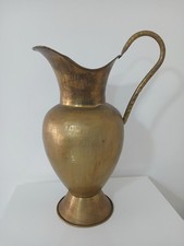 Antica Brocca Anfora Portaombrelli Vaso Rame con Manico Vintage 60 cm