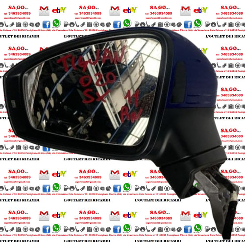 Specchietto elettrico sinistro - elettrico,