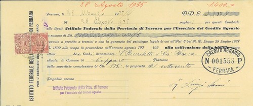 Cambiale int istituto - cambiale,