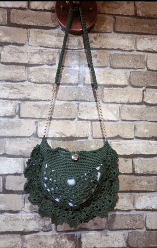 Borsa tracolla verde - a,