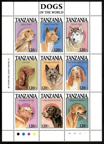 Tanzania 1994 dogs husky - tanzania,