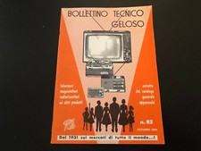 CATALOGO PUBBLICITARIO AUTUNNO 1961-GELOSO-BOLLETTINO TECNICO-TV HI FI RADIO