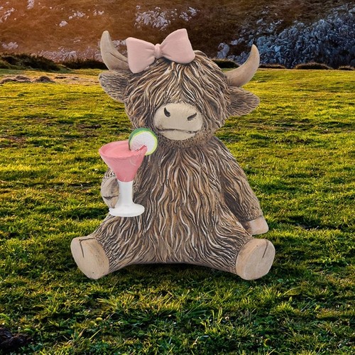 Rustico mucca altopiano happy - mucca,