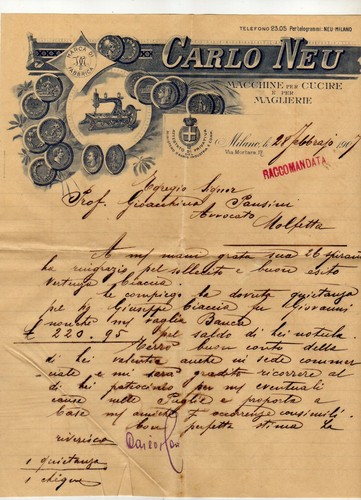 Milano 1907 carlo neu macchine - milano, neu"macchine