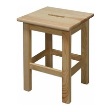 Sgabello sedia in legno di pino colore naturale casa interno bar pub ristorante