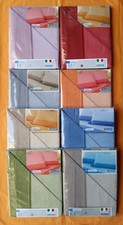 COMPLETO LENZUOLA BIANCALUNA DERN BORBONESE SINGOLO/MATRIMONIALE 100% COTONE 