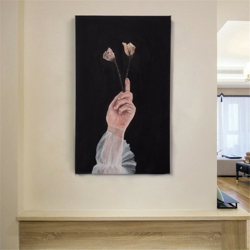 Quadro acrilico tela - quadro, mano
