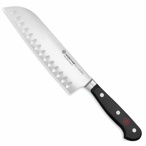 Coltello santoku alveolato