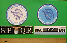 Lotto 4 Adesivi S.S. Lazio Calcio da collezione. Curva Nord, No Sciarpa Ultras.