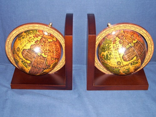 Mappamondo decorativo legno - in,