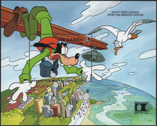 Foglietto "Expo Colombiana '92 Chicago", 1992 - Gambia - DISNEY ** [DIS149]