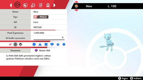 Mew ultra shiny - iv, +