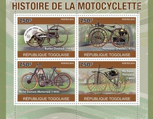 Togo 2010 mnh storia - togo,