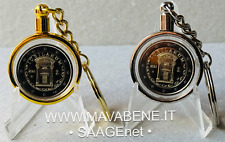 ITALIA 2025 GIUBILEO PORTACHIAVI + MONETA 2 EURO NUOVA PAPA FRANCESCO LEONE XIV