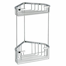 Accessori angoliera doppia bagno box doccia cromo Gedy