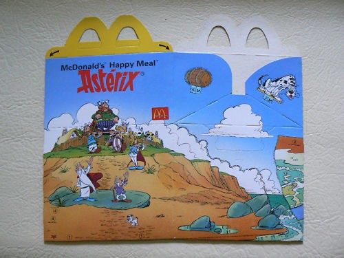 Boite happy meal asterix - boite, de