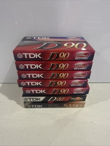 Lot tdk d90 blank - lot,