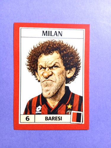 Figurina caricatura calciatori - figurina,