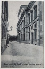 REGGIO EMILIA VIA TOSELLI E PALAZZO SAPORITI 1922