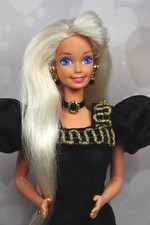 Barbie Cut and Style 1994 + vestido gala vintage + joyas original # 12639 Mattel