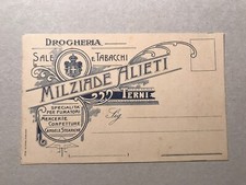 TERNI - Drogheria Sale Tabacchi - Milziade Alieti