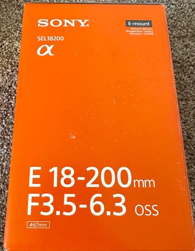 Sony sel18200 obiettivo - obiettivo, zoom