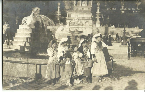 Roma costumi romani - roma,