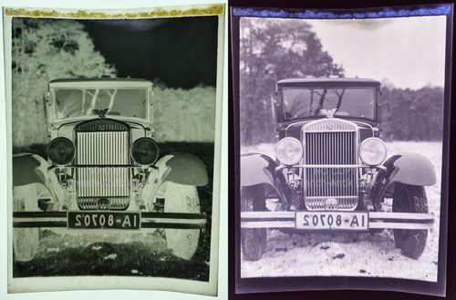 Rara foto negativa auto - auto, /