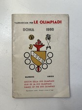 Vademecum per le Olimpiadi Roma 1960 - Rara pubblicazione Ed. SEPA. Numero unico