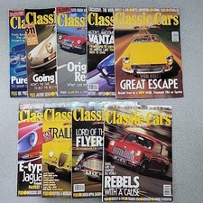 9x Vintage 1997 Classic Cars