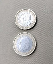  Lotto di 2 Monete Rare da Collezione  1 Euro Germania 2002 + 1 Euro Belgio 1999