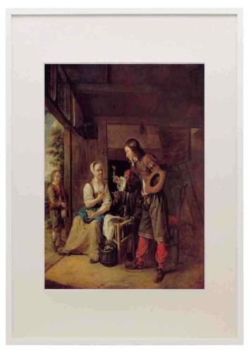Pieter hooch uomo che - pieter,