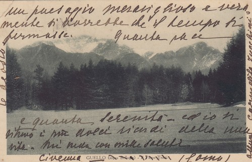 Cartolina guello como - guello,