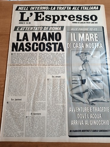 Espresso 1959 tratta - l'espresso,